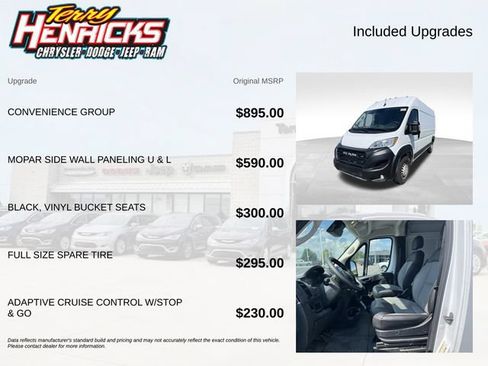 Used 2026 RAM ProMaster 2500 w/ Convenience Group FWD image 8