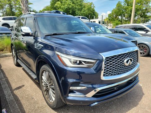 Certified 2021 INFINITI QX80 Sensory w/ All-Season Package RWD image 3