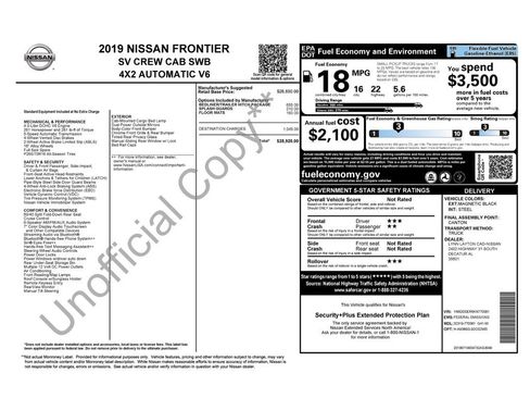 Used 2019 Nissan Frontier SV RWD image 25