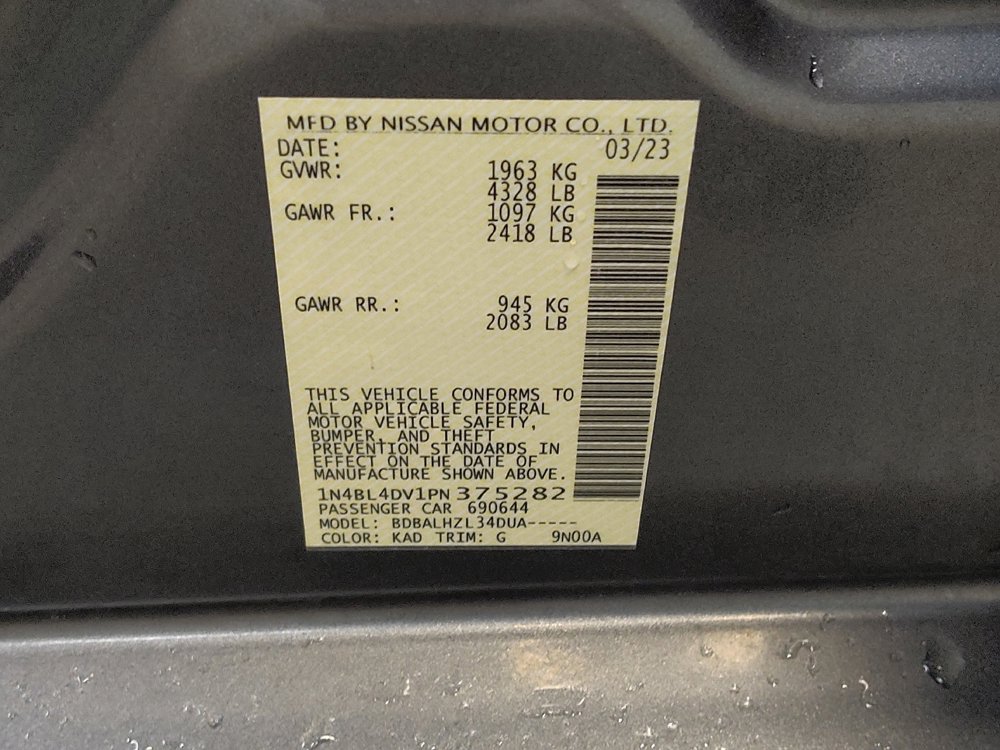 Used 2023 Nissan Altima 2.5 SV FWD image 33