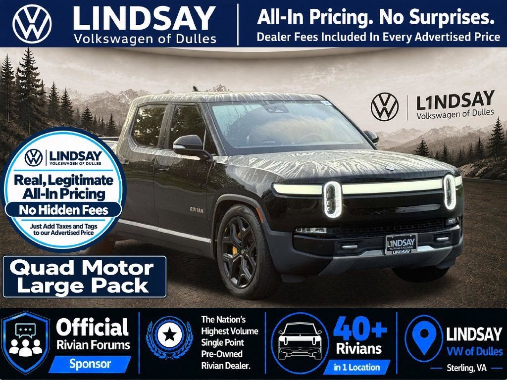 Used 2023 Rivian R1T Adventure Quad AWD/4WD image 1