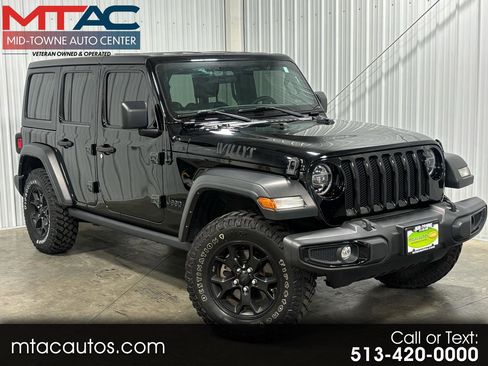 Used 2021 Jeep Wrangler Unlimited Willys image 1