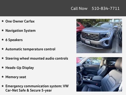 Used 2025 Volkswagen Atlas SEL AWD/4WD image 4