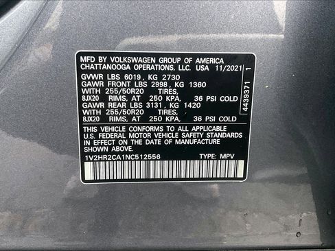 Used 2022 Volkswagen Atlas SE image 27