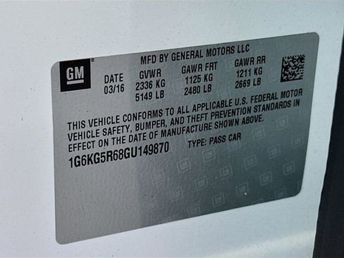 Used 2016 Cadillac CT6 Premium Luxury w/ Comfort Package image 34