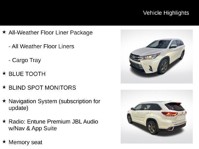 Used 2018 Toyota Highlander Limited Platinum AWD/4WD image 7