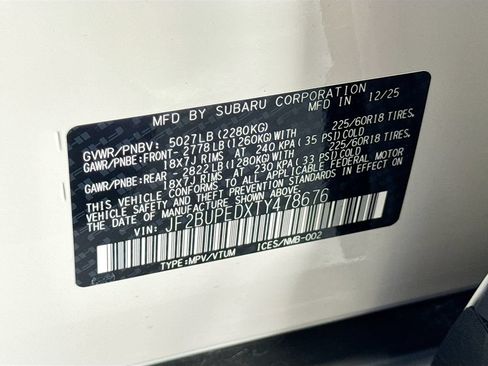 New 2026 Subaru Outback Touring AWD/4WD image 31