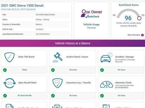 Used 2021 GMC Sierra 1500 Denali w/ Denali Premium Package image 3