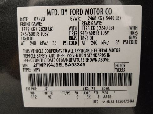 Used 2020 Ford Edge SEL w/ Convenience Package AWD/4WD image 33