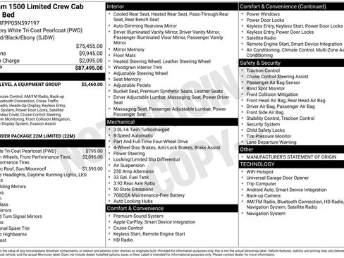 Used 2025 RAM 1500 Limited AWD/4WD image 6