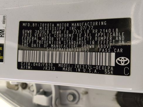 Used 2022 Toyota Corolla LE FWD image 33