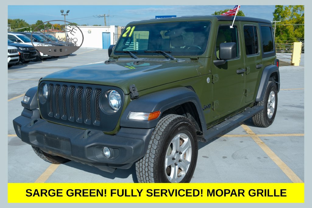 Used 2021 Jeep Wrangler Unlimited Sport AWD/4WD image 1