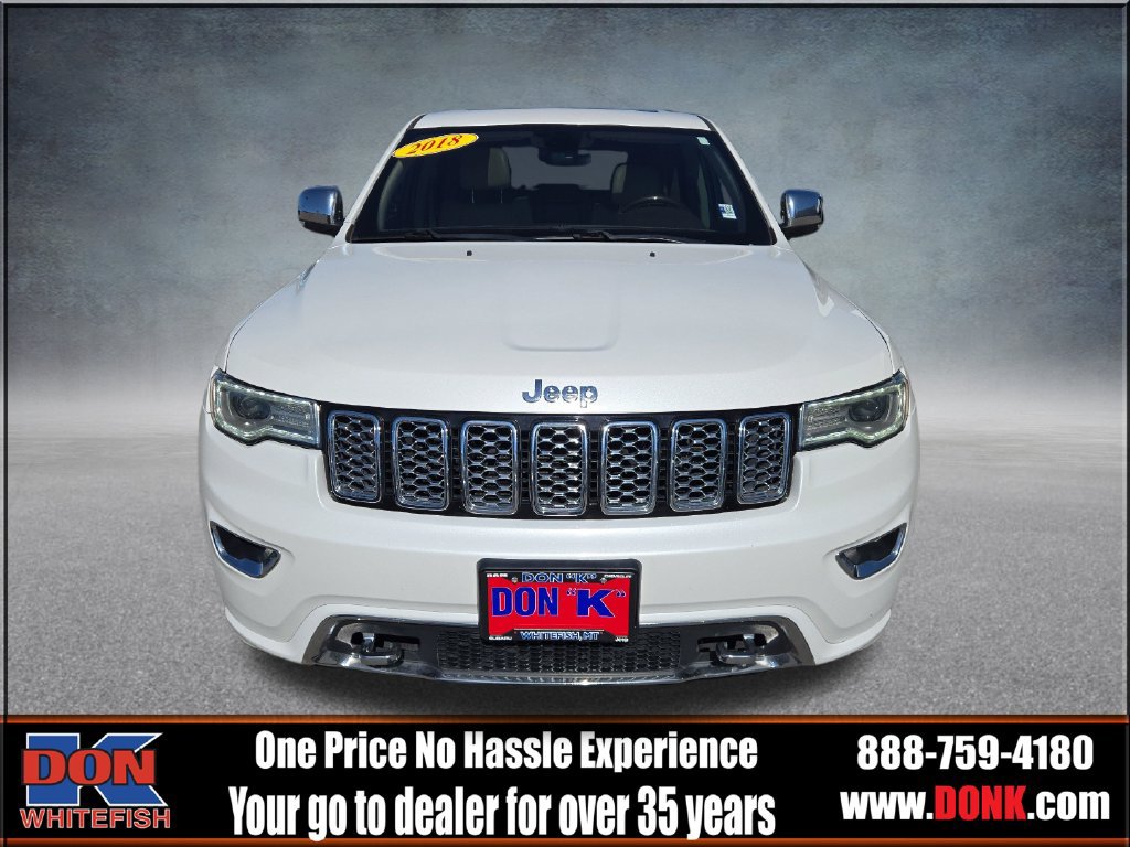 Used 2018 Jeep Grand Cherokee Overland AWD/4WD image 3