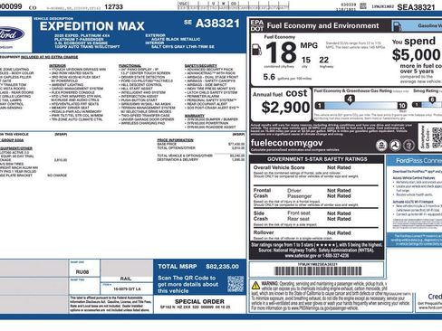 Used 2025 Ford Expedition Max Platinum w/ Driver's Package AWD/4WD image 23