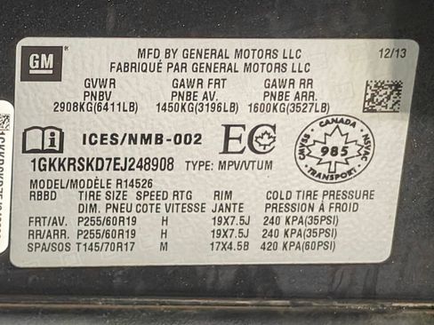 Used 2014 GMC Acadia SLT image 59