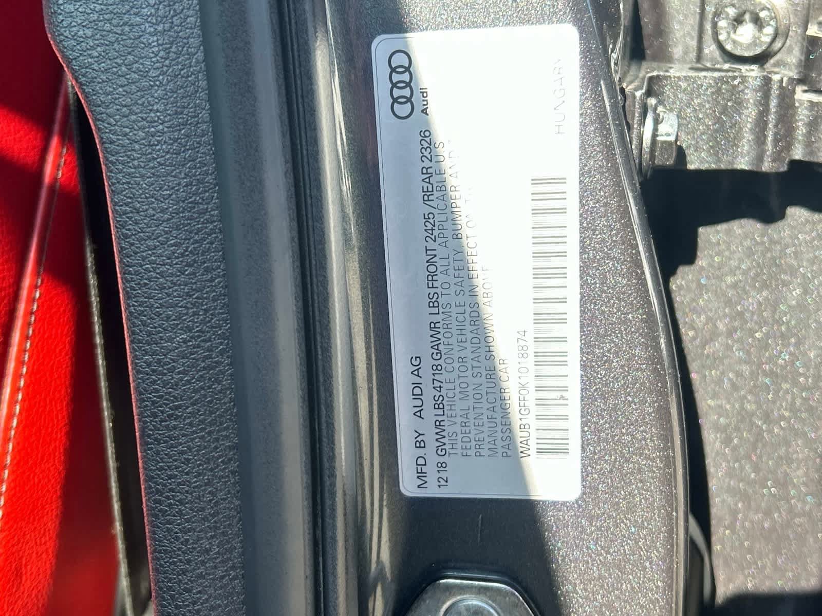 Used 2019 Audi S3 Premium Plus w/ Technology Package AWD/4WD image 13
