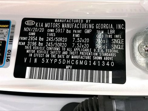 Used 2021 Kia Telluride SX w/ Nightfall Edition Package image 44