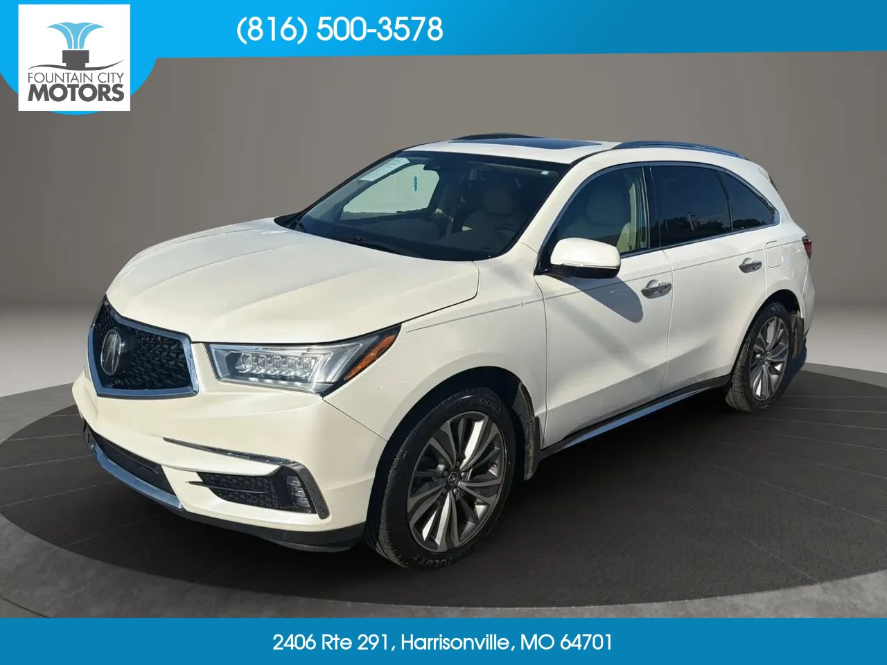 Used 2017 Acura MDX w/ Technology Package AWD/4WD image 1