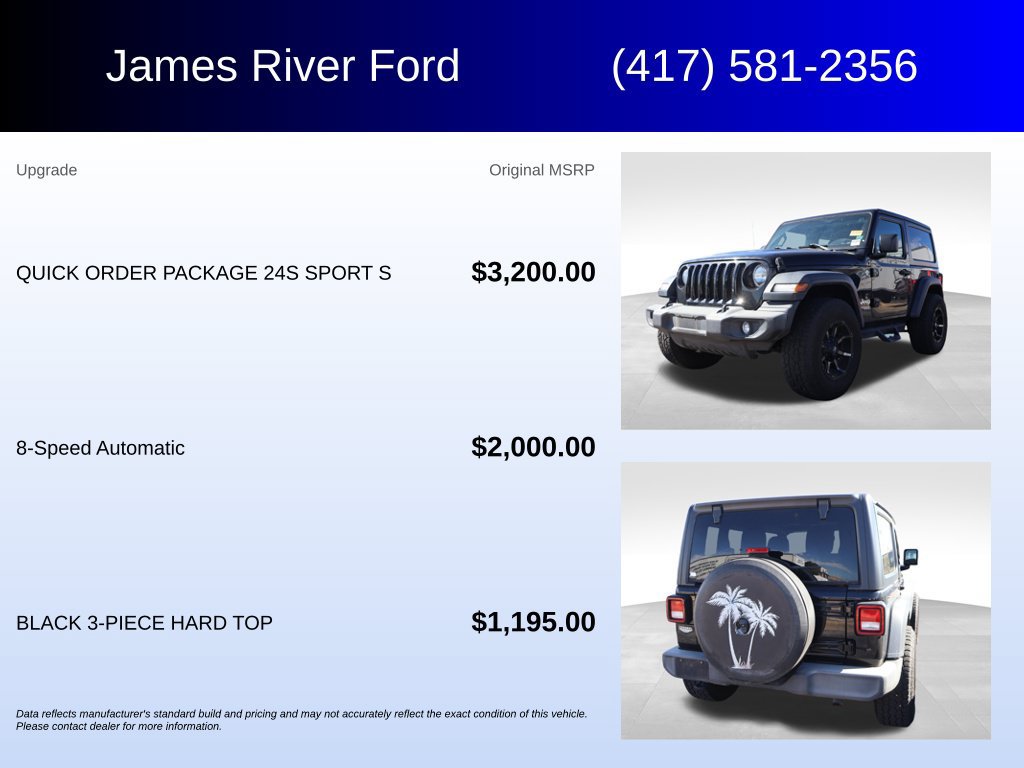 Used 2018 Jeep Wrangler Sport AWD/4WD image 5