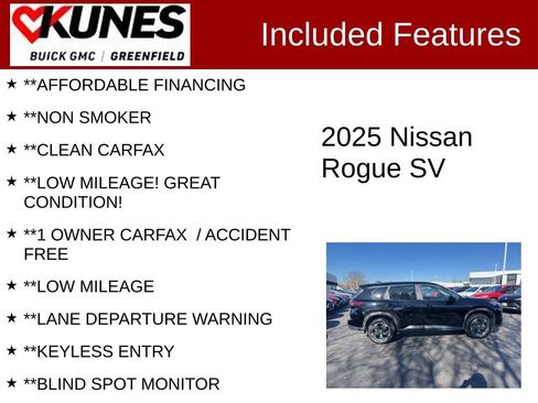 Used 2025 Nissan Rogue SV image 3