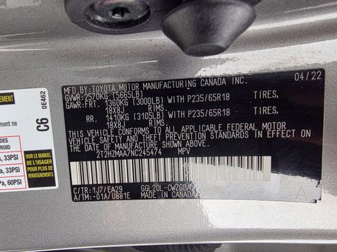 Certified 2022 Lexus RX 350 RX 350 w/ Premium Package image 29