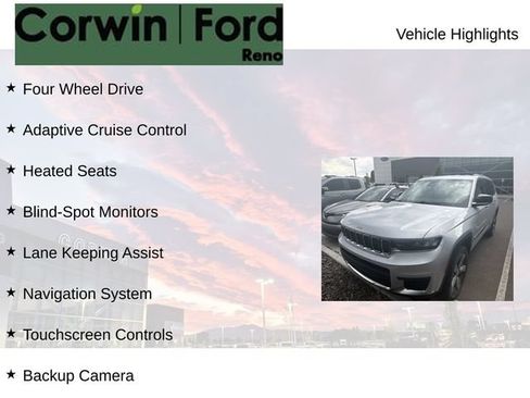 Used 2022 Jeep Grand Cherokee L Limited AWD/4WD image 8
