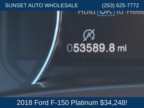 Used 2018 Ford F150 Platinum w/ Max Trailer Tow Package AWD/4WD image 28
