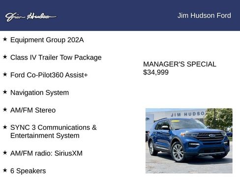 Certified 2023 Ford Explorer XLT w/ Equipment Group 202A RWD image 12