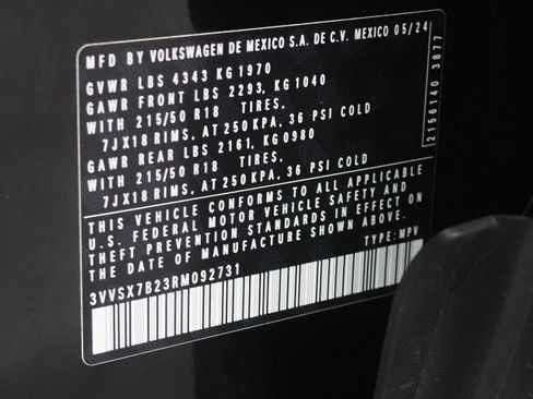 Used 2024 Volkswagen Taos SE image 61