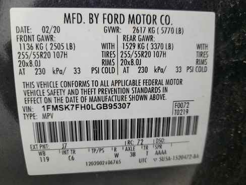 Used 2020 Ford Explorer Limited image 33