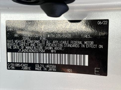 Certified 2022 Lexus RX 350L FWD w/ Premium Package image 36