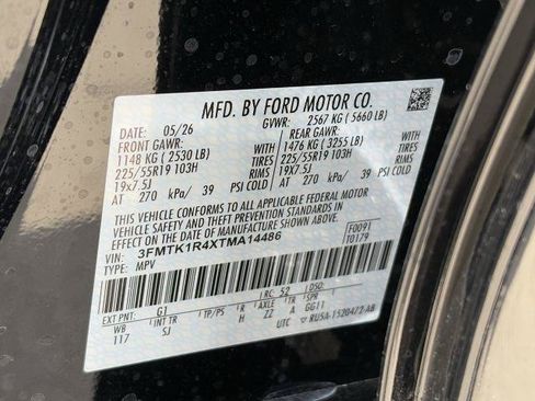 New 2026 Ford Mustang Mach-E Select w/ Technology Package RWD image 54