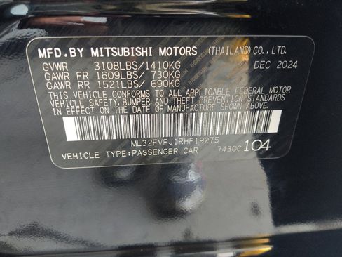 Used 2024 Mitsubishi Mirage G4 SE image 33