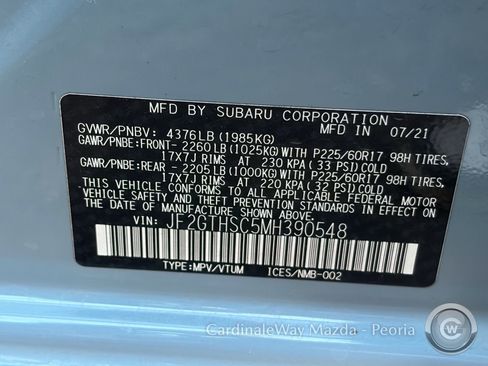 Used 2021 Subaru Crosstrek 2.5i Sport w/ Moonroof Package image 13