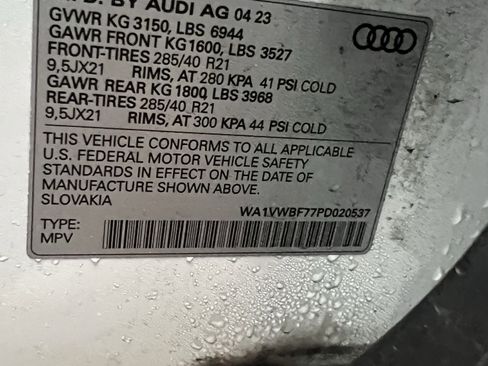 Used 2023 Audi SQ7 Prestige image 37