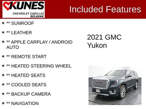 Used 2021 GMC Yukon Denali w/ Denali Premium Package image 3