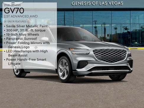 New 2026 Genesis GV70 2.5T Advanced AWD/4WD image 3