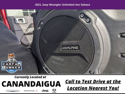 Used 2021 Jeep Wrangler Unlimited Sahara w/ Cold Weather Group AWD/4WD image 14