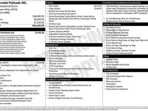 Used 2023 Hyundai Palisade SEL w/ Premium Package FWD image 37