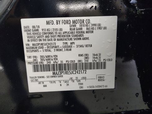 Used 2018 Ford EcoSport S FWD image 33