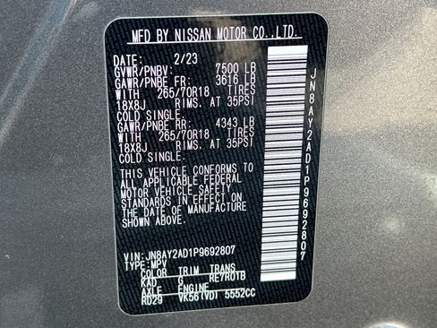 Used 2023 Nissan Armada SV image 26