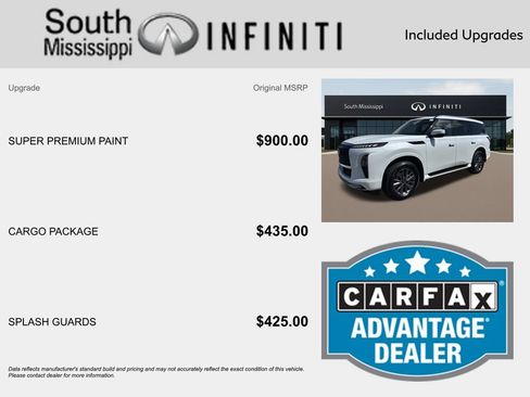 New 2026 INFINITI QX80 Pure w/ Cargo Package RWD image 5