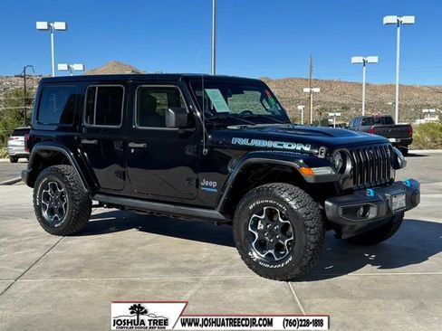Used 2022 Jeep Wrangler Unlimited Rubicon 4xe w/ Cold Weather Group image 1