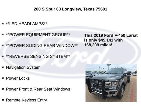 Used 2019 Ford F450 Lariat w/ Lariat Value Package AWD/4WD image 30
