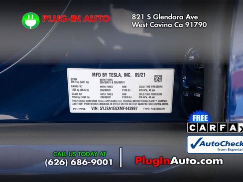 Used 2021 Tesla Model S Plaid image 9