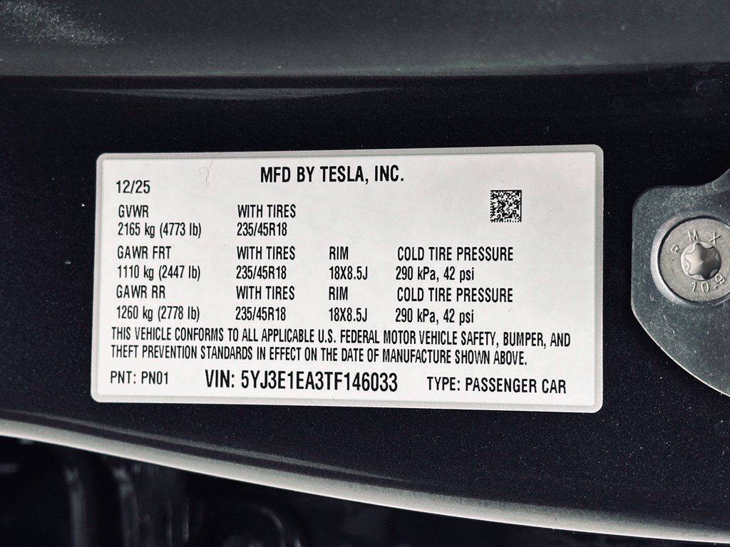 Used 2026 Tesla Model 3 RWD image 43