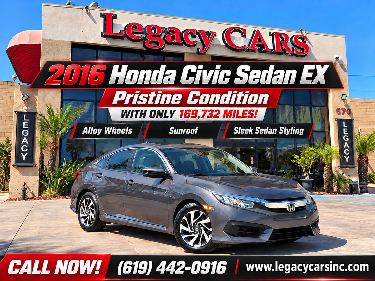 Used 2016 Honda Civic EX image 2