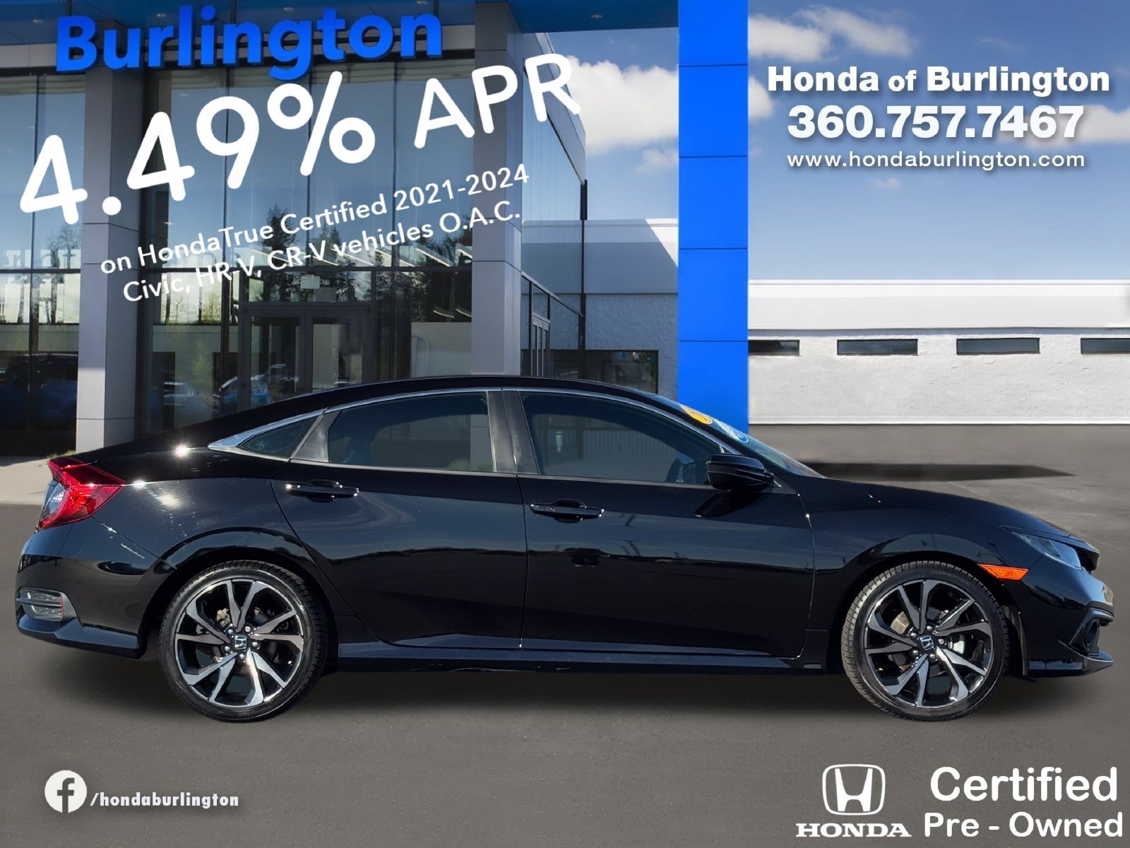 Used 2021 Honda Civic Sport image 8