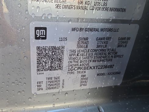 New 2026 Chevrolet Silverado 1500 Custom w/ Turbomax Blackout Package image 34