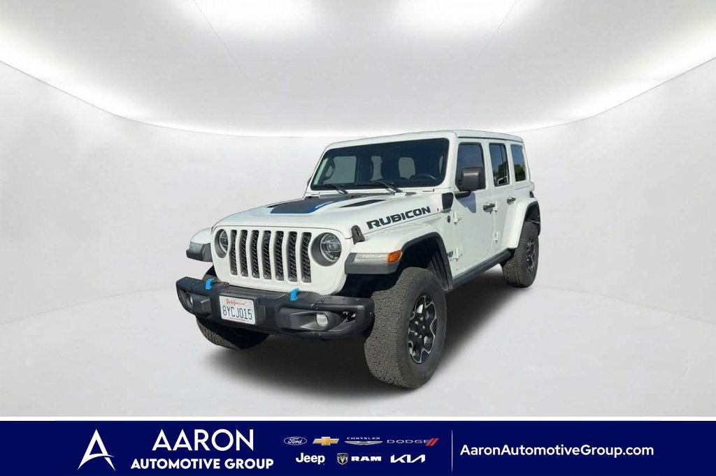 Used 2021 Jeep Wrangler Unlimited Rubicon 4xe w/ Steel Bumper Group AWD/4WD image 1